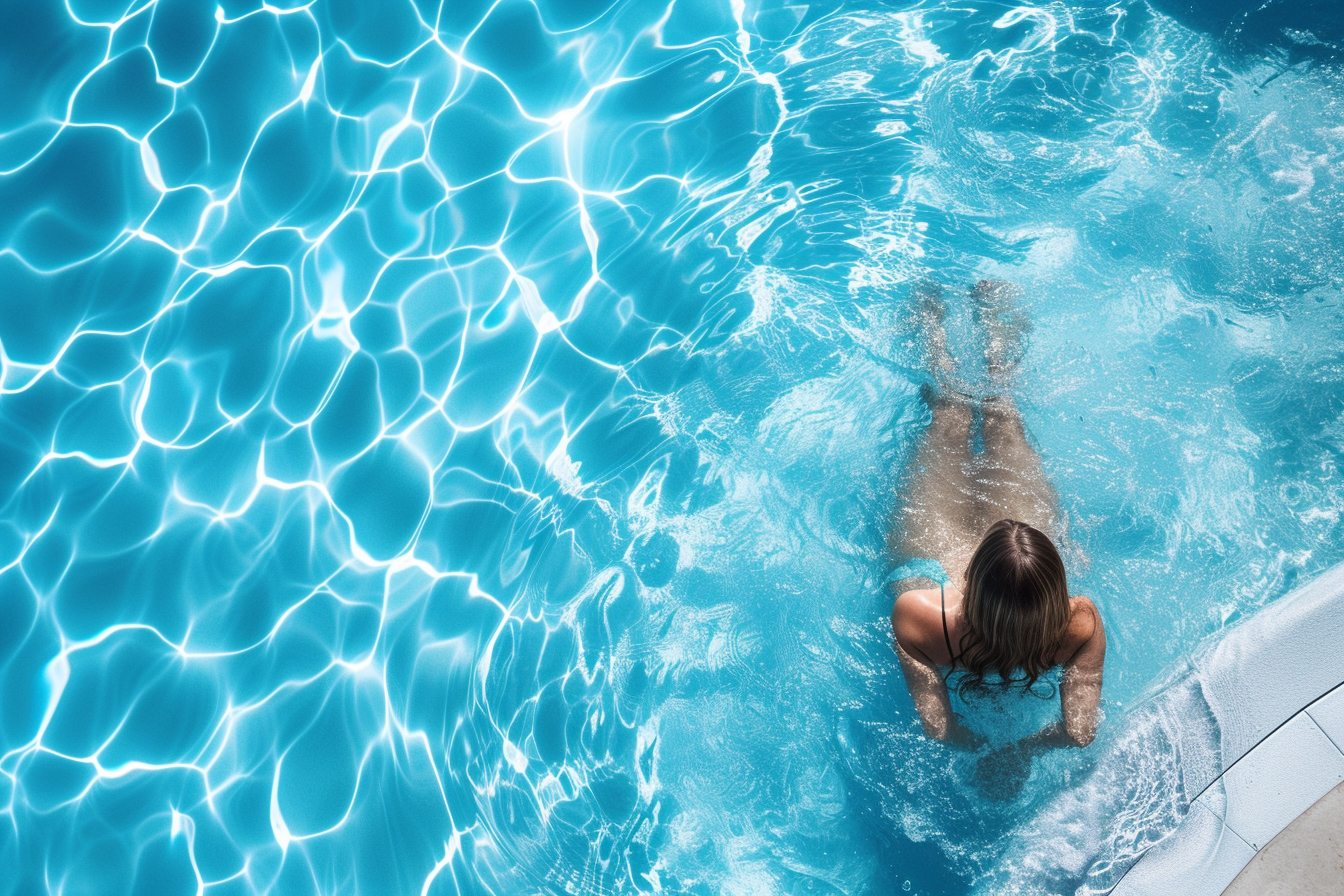 Couleur eau piscine