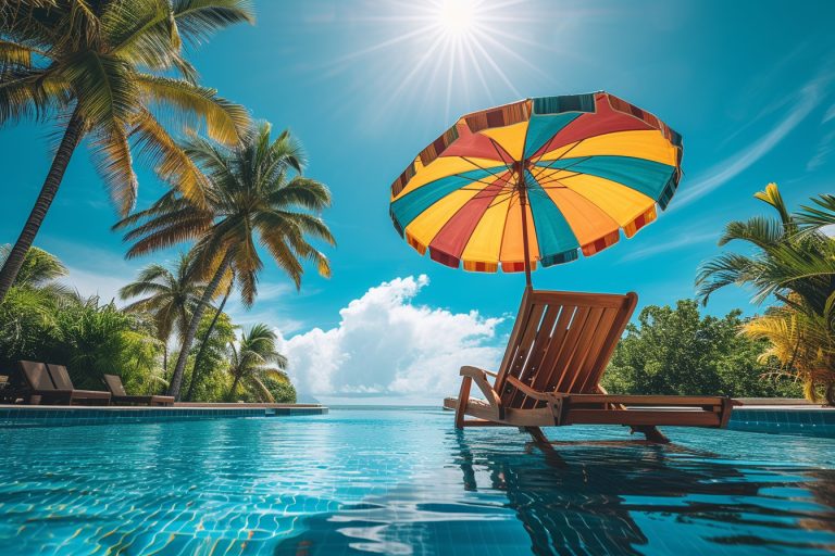 Plage de piscine
