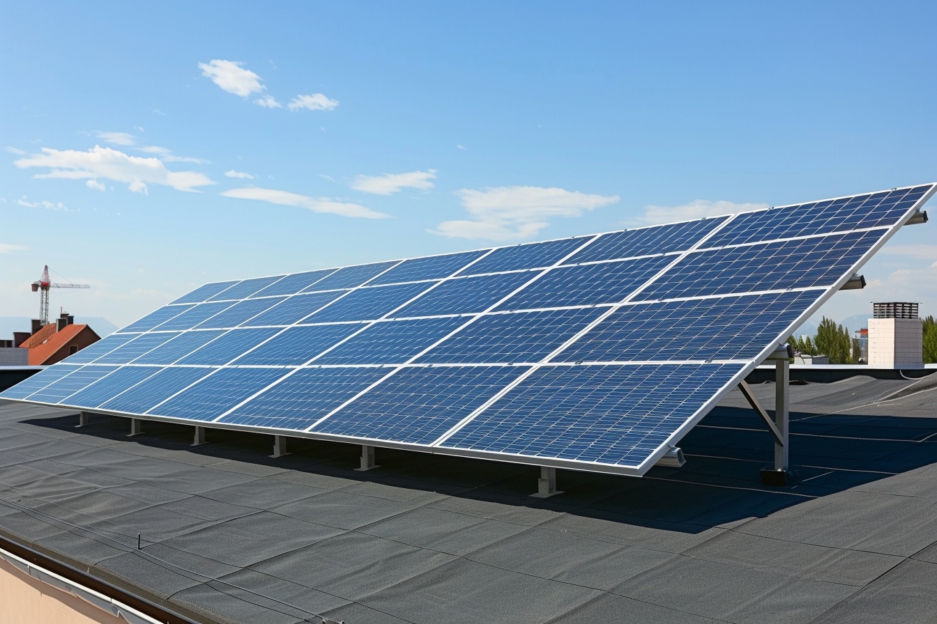 Comment installer des panneaux solaires sur un toit plat ?