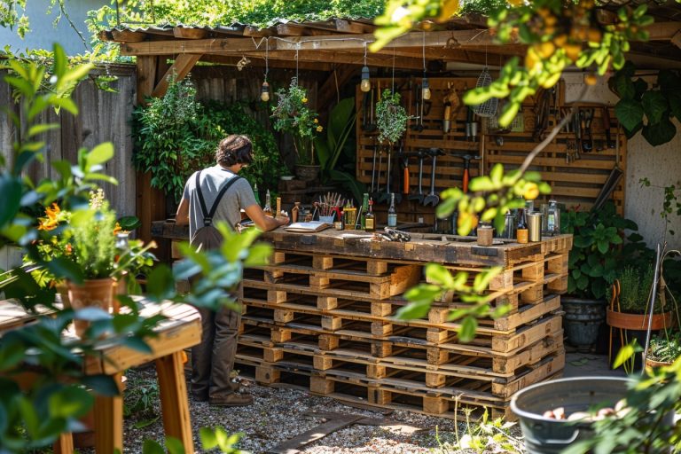Créez votre bar en palette pour un espace convivial et durable