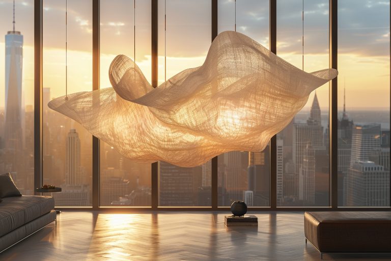 L&rsquo;élégance aérienne de la lampe Vertigo