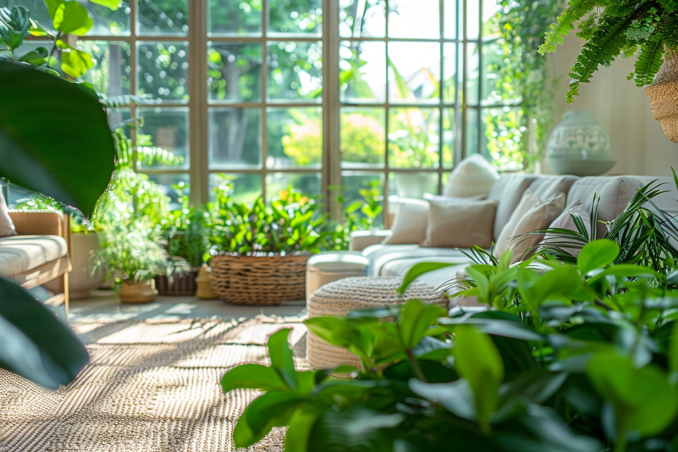 Transformez votre salon en un cocon naturel